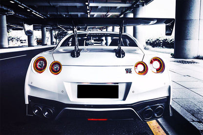 2012-2023 Nissan GTR R35 DBA EBA NSM Style Carbon Fiber Rear Diffuser Undertary With Break Light