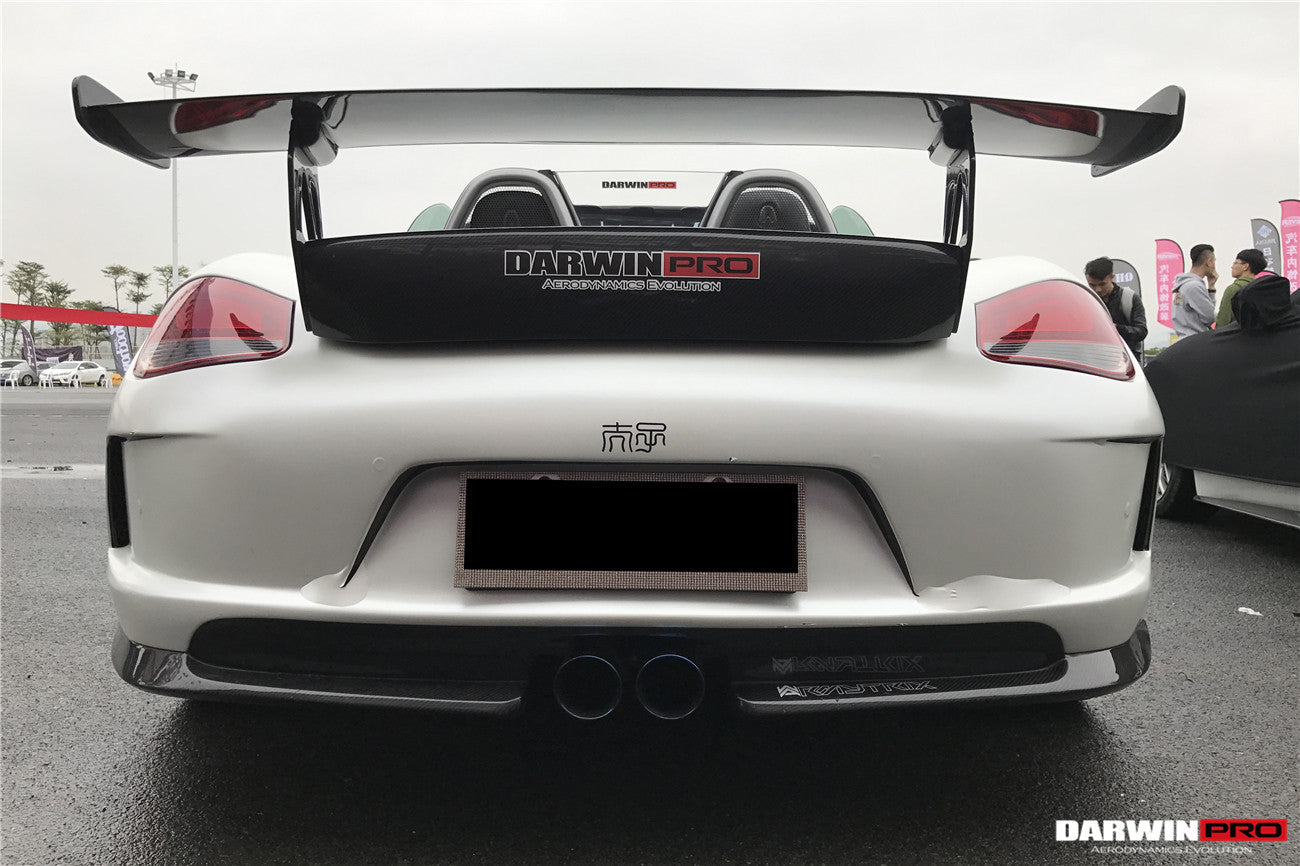 2009-2012 Porsche Boxster 987.2 GT3 Style Rear Bumper - DarwinPRO Aerodynamics