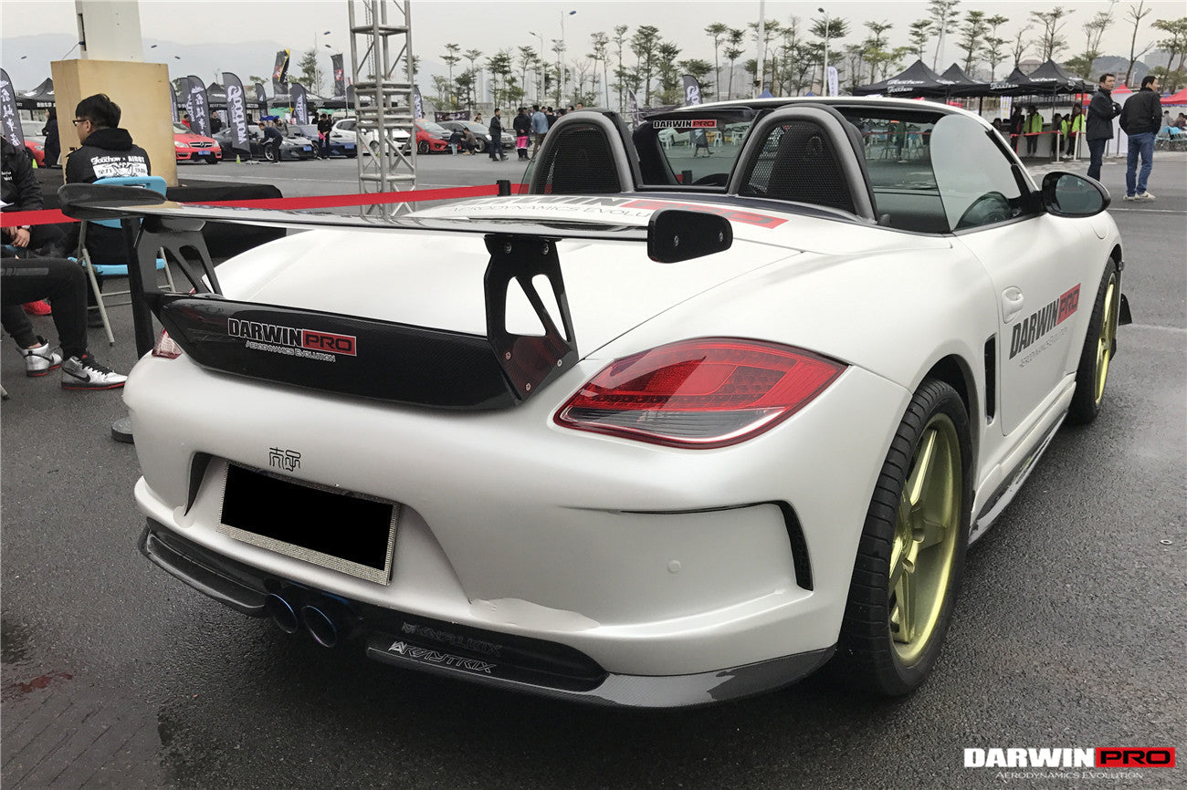 2009-2012 Porsche Boxster 987.2 GT3 Style Rear Bumper - DarwinPRO Aerodynamics