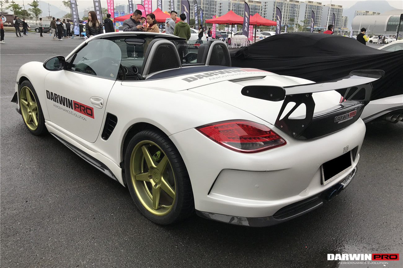 2009-2012 Porsche Boxster 987.2 GT3 Style Rear Bumper - DarwinPRO Aerodynamics