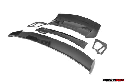DarwinPRO 2012-2015 Porsche 911 991.1 Carrera & S & 4S GT3RS Style Trunk Spoiler Wing - DarwinPRO Aerodynamics