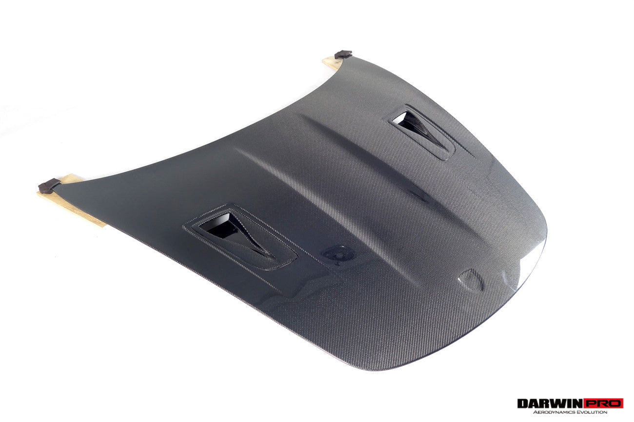 DarwinPRO 2013-2019 Porsche 911 991 Carrera & C2, C2S, C4, C4S, Targa & GT3 & Turbo GT2RS-Style Carbon Fiber Hood - DarwinPRO Aerodynamics