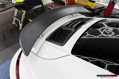 2016-2019 Porsche 911 991.2 Turbo S Carbon Fiber Up Wing - DarwinPRO Aerodynamics