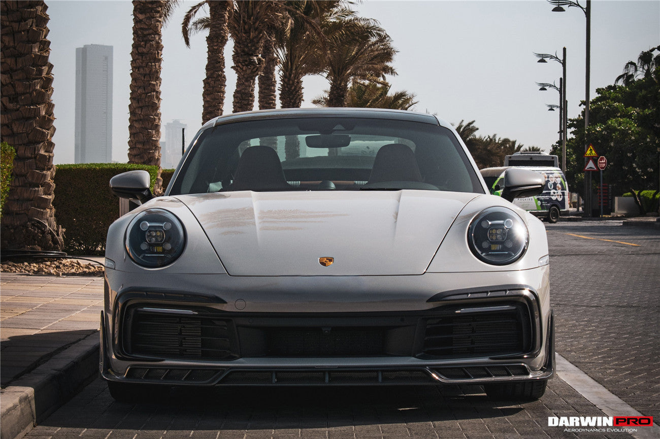 Darwinpro 2019-2024 Porsche 911 992 Carrera 4 4S Targa Cabriolet BKSSII Style Front Bumper Vent Trims - DarwinPRO Aerodynamics