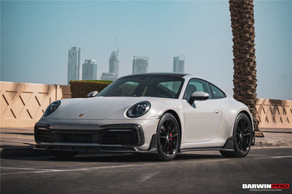 Darwinpro 2019-2024 Porsche 911 992 Carrera 4 4S Targa Cabriolet BKSSII Style Front Bumper Vent Trims - DarwinPRO Aerodynamics