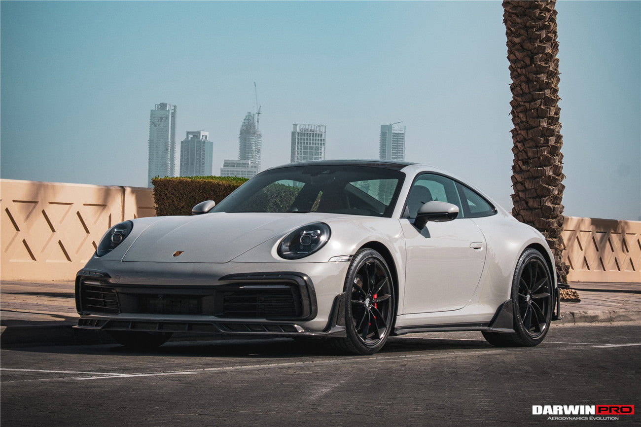 DarwinPRO 2019-2024 Porsche 911 992 Carrera S 4 4S Targa Cabriolet BKSSII Style Side Skirts - DarwinPRO Aerodynamics