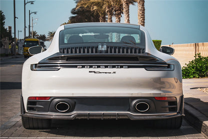 Darwinpro 2019-2024 Porsche 911 992 Carrera Targa 4 4S Targa Cabriolet BKSSII Style Rear Lip - DarwinPRO Aerodynamics