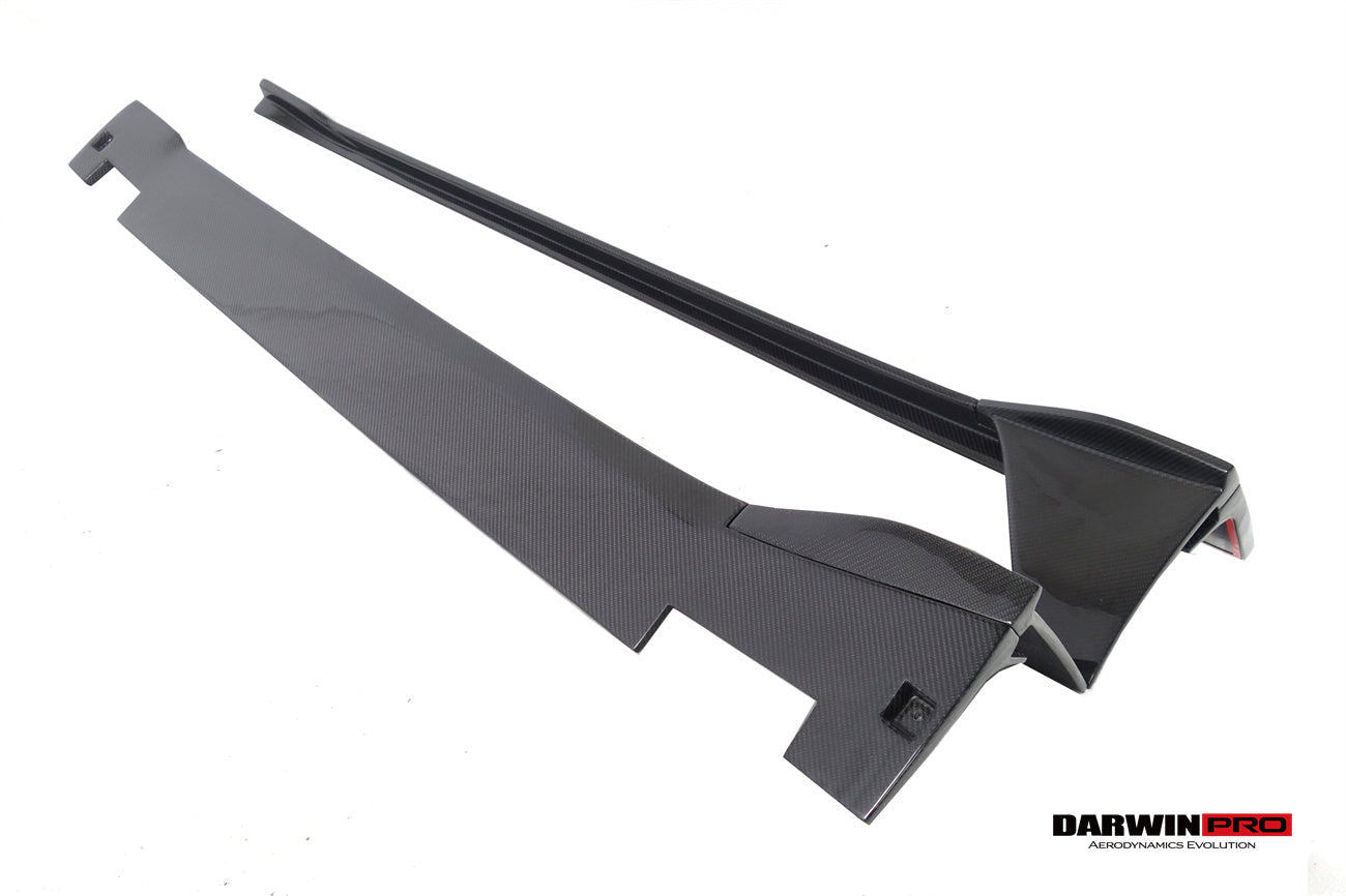 DarwinPRO 2019-2024 Porsche 911 992 Carrera S 4 4S Targa Cabriolet BKSSII Style Side Skirts - DarwinPRO Aerodynamics