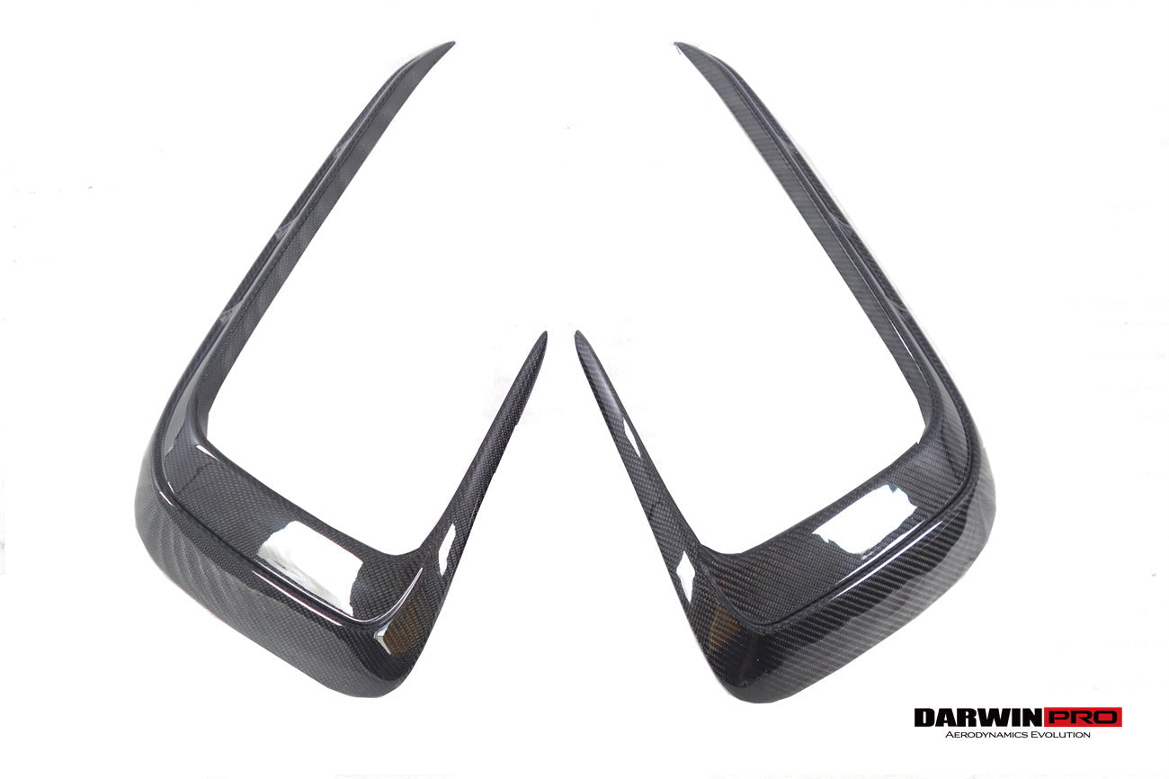 Darwinpro 2019-2024 Porsche 911 992 Carrera 4 4S Targa Cabriolet BKSSII Style Front Bumper Vent Trims - DarwinPRO Aerodynamics