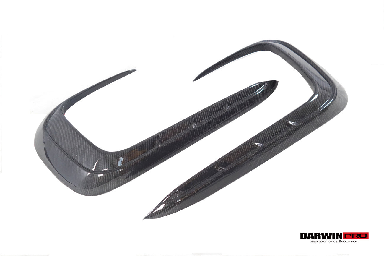 Darwinpro 2019-2024 Porsche 911 992 Carrera 4 4S Targa Cabriolet BKSSII Style Front Bumper Vent Trims - DarwinPRO Aerodynamics