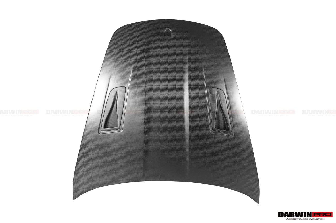 DarwinPRO 2005-2012 Porsche 911 997 Carrera & S & 4S & Turbo & 06-12 Cayman 987 GT2RS Style Hood - DarwinPRO Aerodynamics