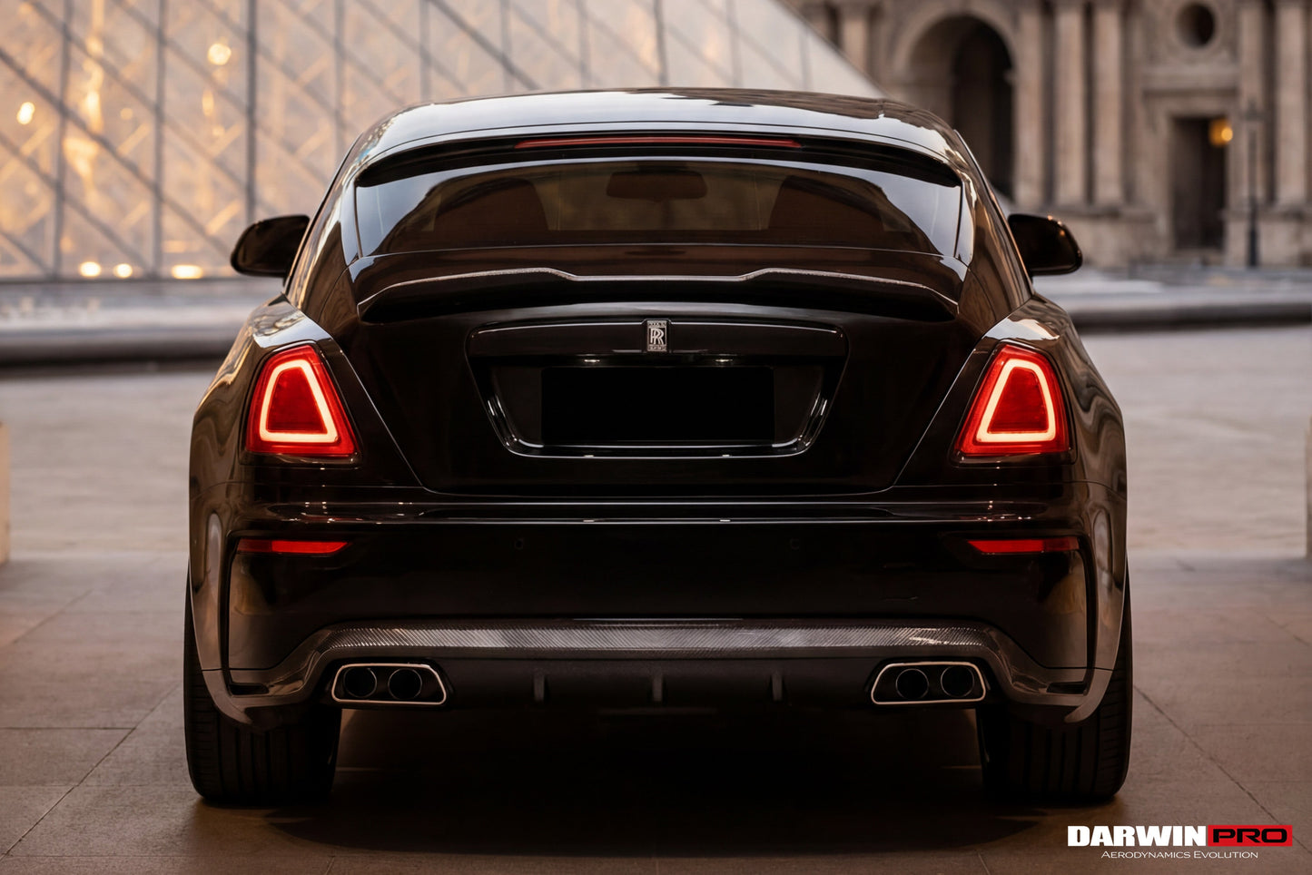 DarwinPRO 2016-2020 Rolls-Royce Wraith BKSS Style Carbon Fiber Roof Spoiler - DarwinPRO Aerodynamics