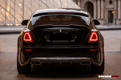 DarwinPRO 2016-2020 Rolls-Royce Wraith BKSS Style Carbon Fiber Roof Spoiler - DarwinPRO Aerodynamics