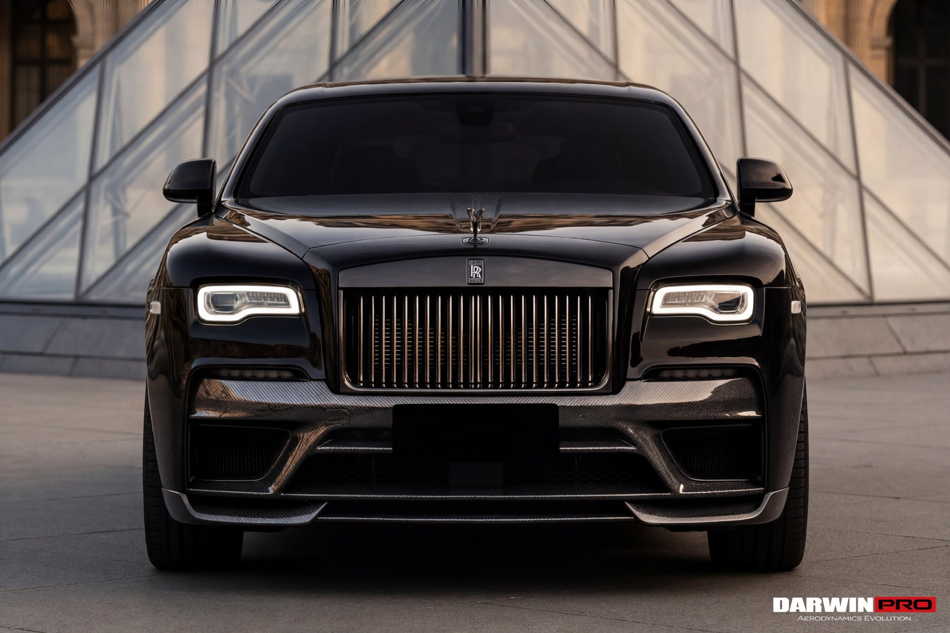 DarwinPRO 2016-2020 Rolls-Royce Wraith & Dawn - BKSS Portion Carbon Fiber Front Bumper - DarwinPRO Aerodynamics