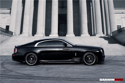 DarwinPRO 2016-2020 Rolls-Royce Wraith BKSS Style Carbon Fiber Side Skirts - DarwinPRO Aerodynamics
