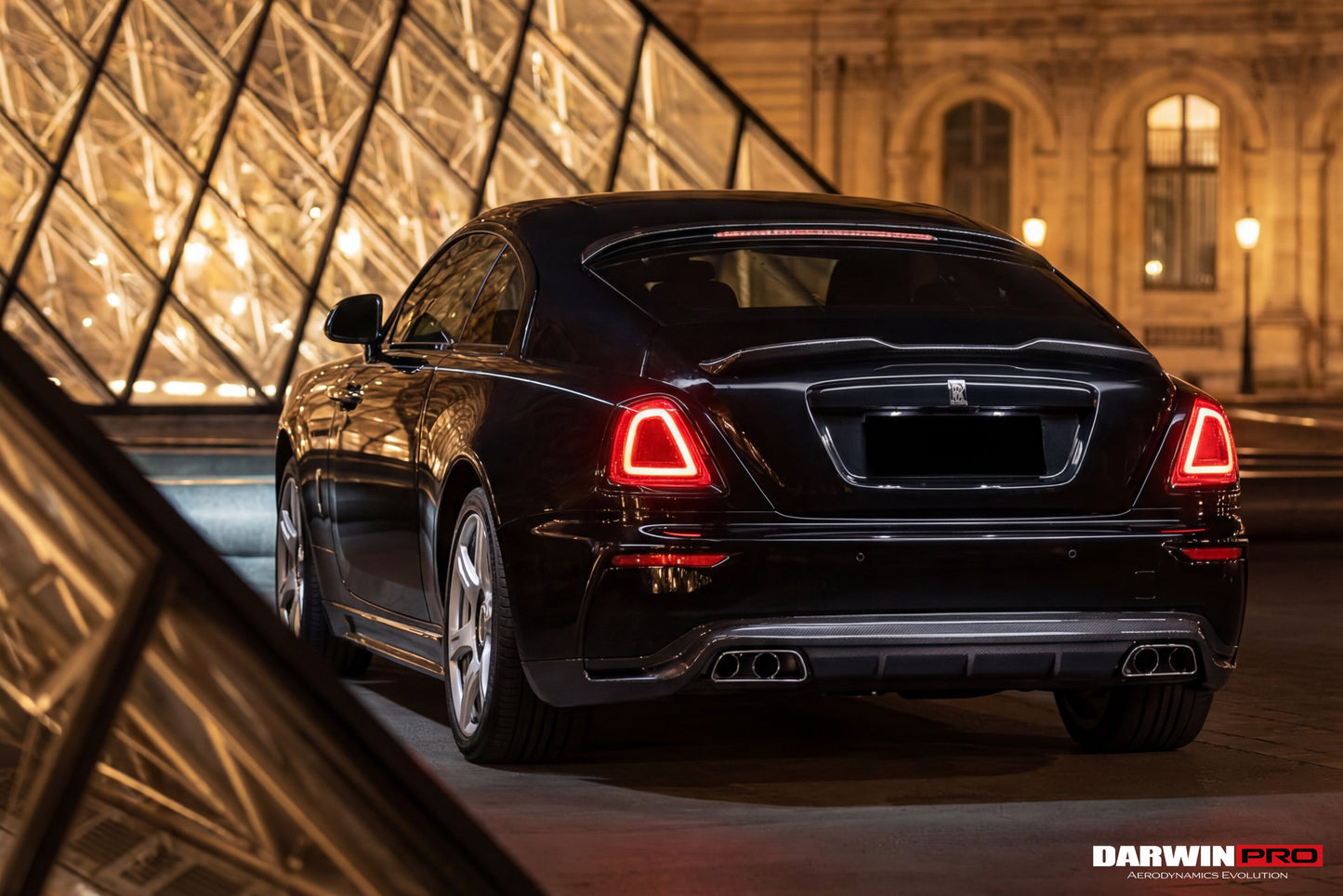 DarwinPRO 2016-2020 Rolls-Royce Wraith BKSS Style Carbon Fiber Roof Spoiler - DarwinPRO Aerodynamics