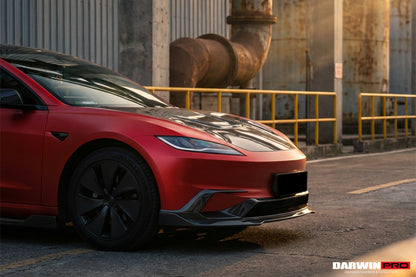2024-2026 Tesla Model 3 Highland RWD AWD Carbon Fiber IMP Design Front Lip（DONT FIT PERFORMANCE） - DarwinPRO Aerodynamics