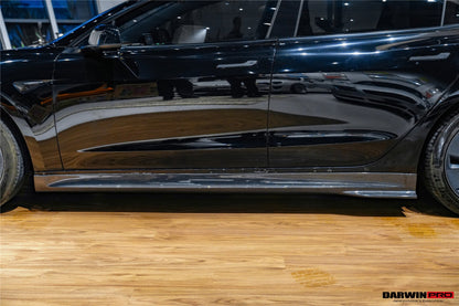 2017-2026 Tesla Model 3 IMP Performance Carbon Fiber Side Skirts | Fits Model 3, Model 3 Highland RWD AWD, Performance - DarwinPRO Aerodynamics