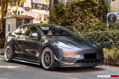 2020-2024 Tesla Model Y IMP Performance Carbon Fiber Front  Bumper Canards