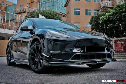 2020-2024 Tesla Model Y IMP Performance Carbon Fiber Front  Bumper Canards