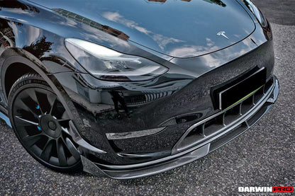 2020-2024 Tesla Model Y IMP Performance Carbon Fiber Front  Bumper Canards