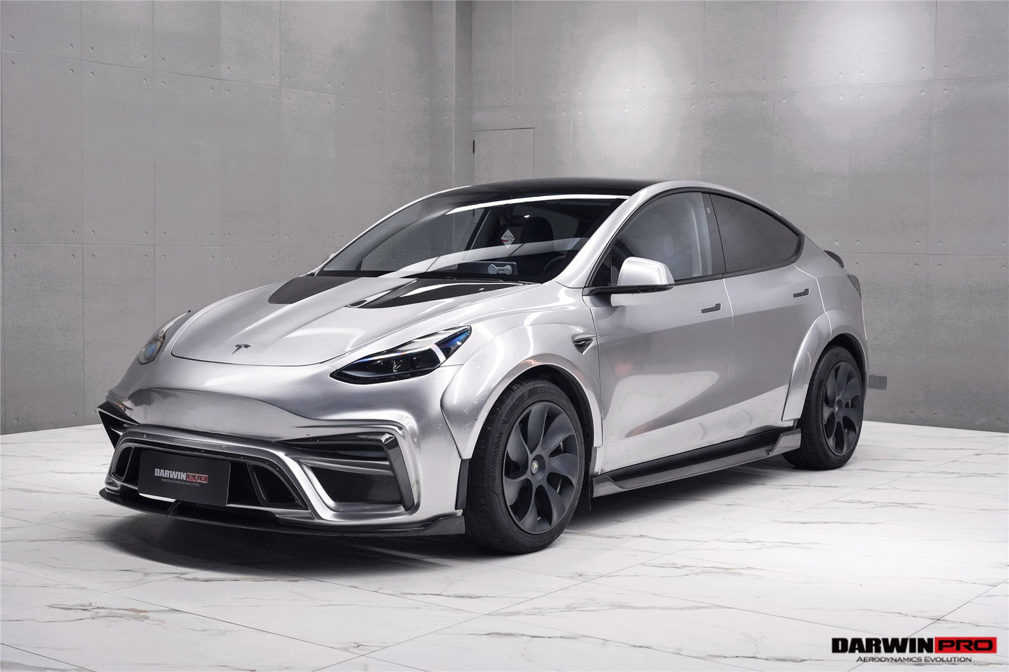 2020-2024 Tesla Model Y IMPII Performance Carbon Fiber Wide Body kit - DarwinPRO Aerodynamics