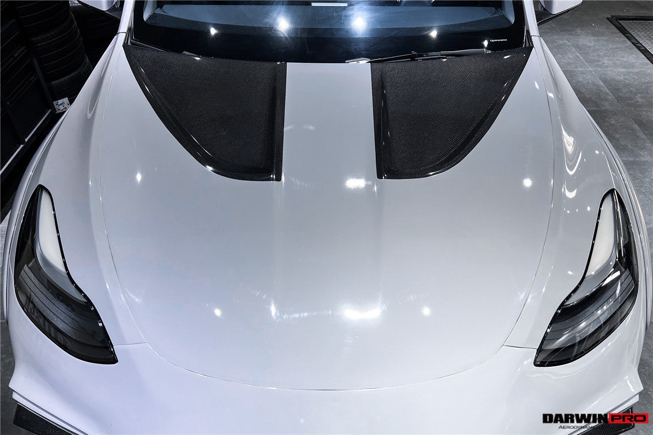2020-2024 Tesla Model Y IMP Performance Carbon Fiber Hood - DarwinPRO Aerodynamics
