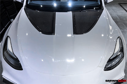 2020-2024 Tesla Model Y IMP Performance Carbon Fiber Hood - DarwinPRO Aerodynamics