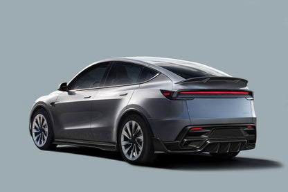 2025-UP Tesla Model Y Refresh OX VER1 Style Autoclave Carbon Fiber Rear Spoiler