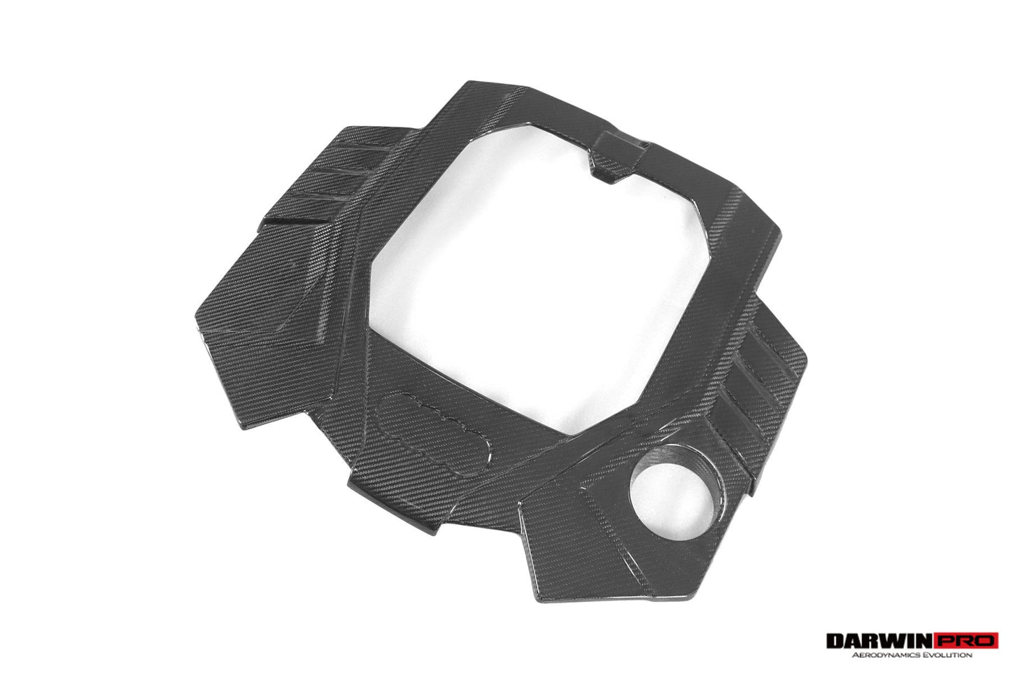 DarwinPRO 2019-UP Audi RS6 Avant C8 & RS7 C8 Quattro OEM Style Dry Carbon Fiber Engine Cover Replacement