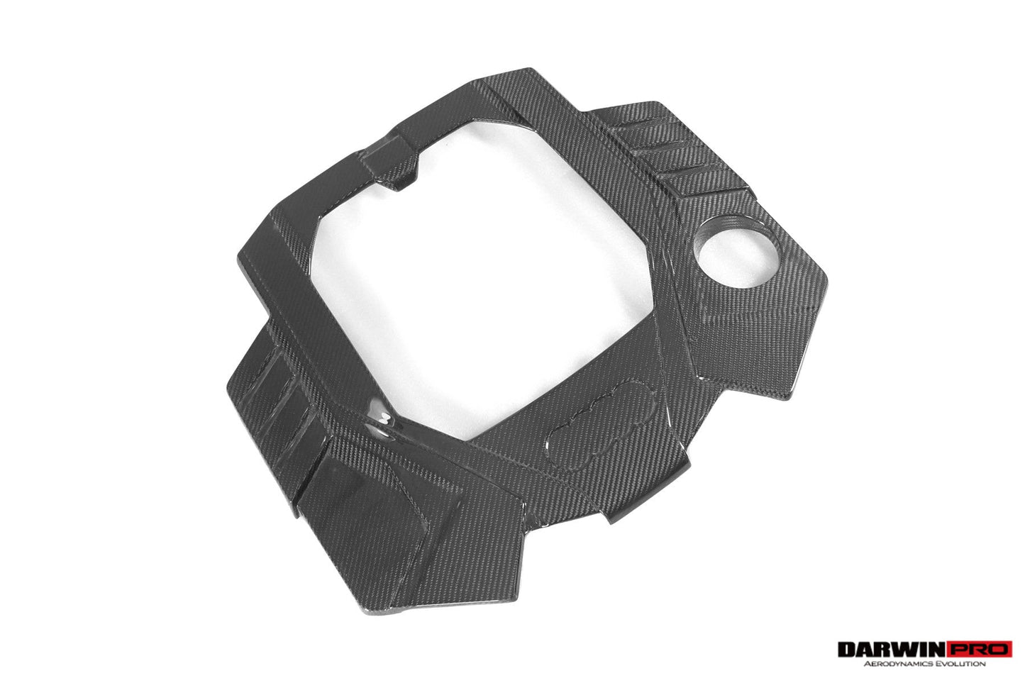 DarwinPRO 2019-UP Audi RS6 Avant C8 & RS7 C8 Quattro OEM Style Dry Carbon Fiber Engine Cover Replacement