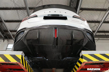 2021-2023 Tesla Model 3 IMP Performance Partial Carbon Fiber Rear Bumper