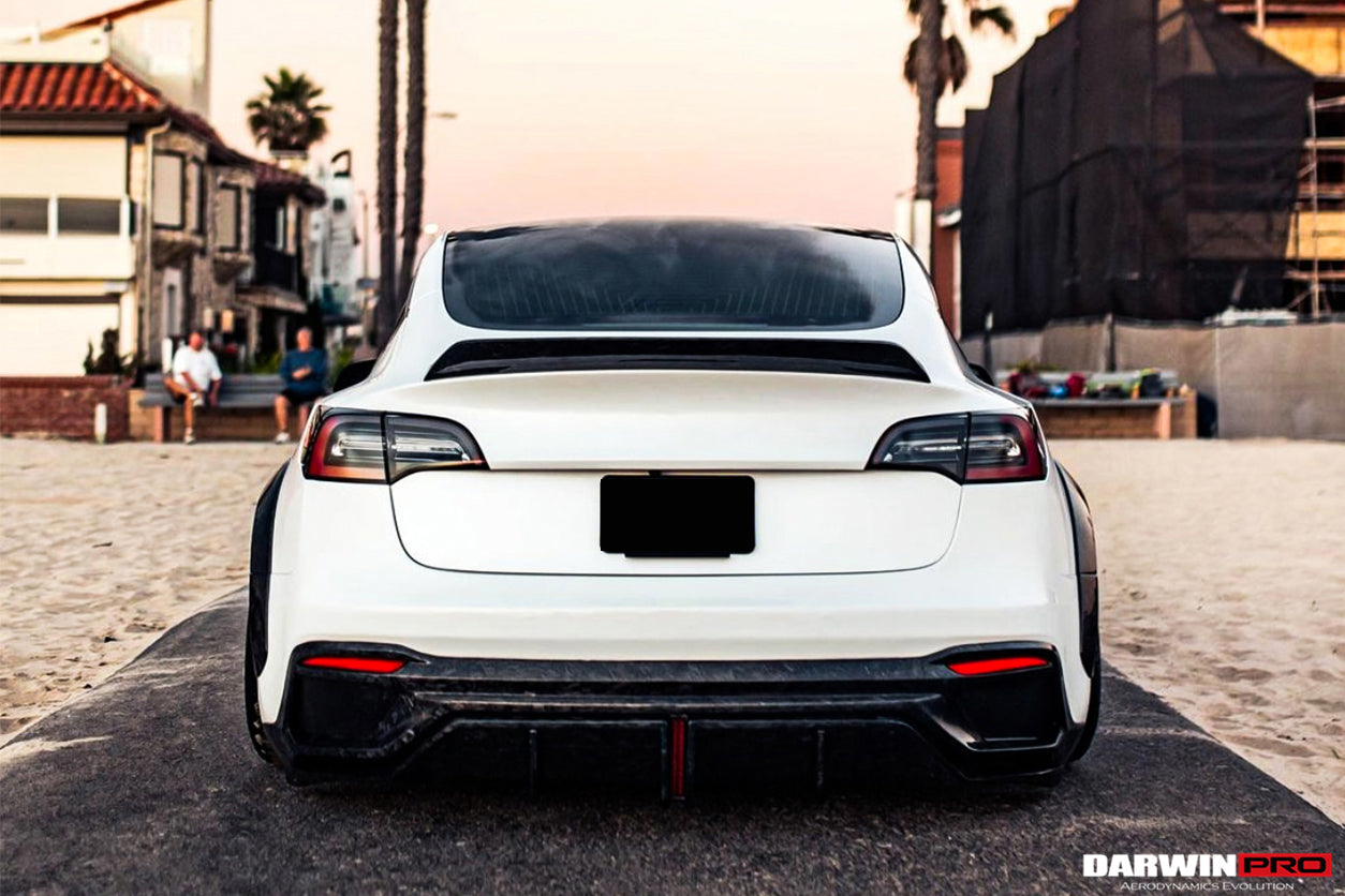 2021-2023 Tesla Model 3 IMP Performance Partial Carbon Fiber Rear Bumper