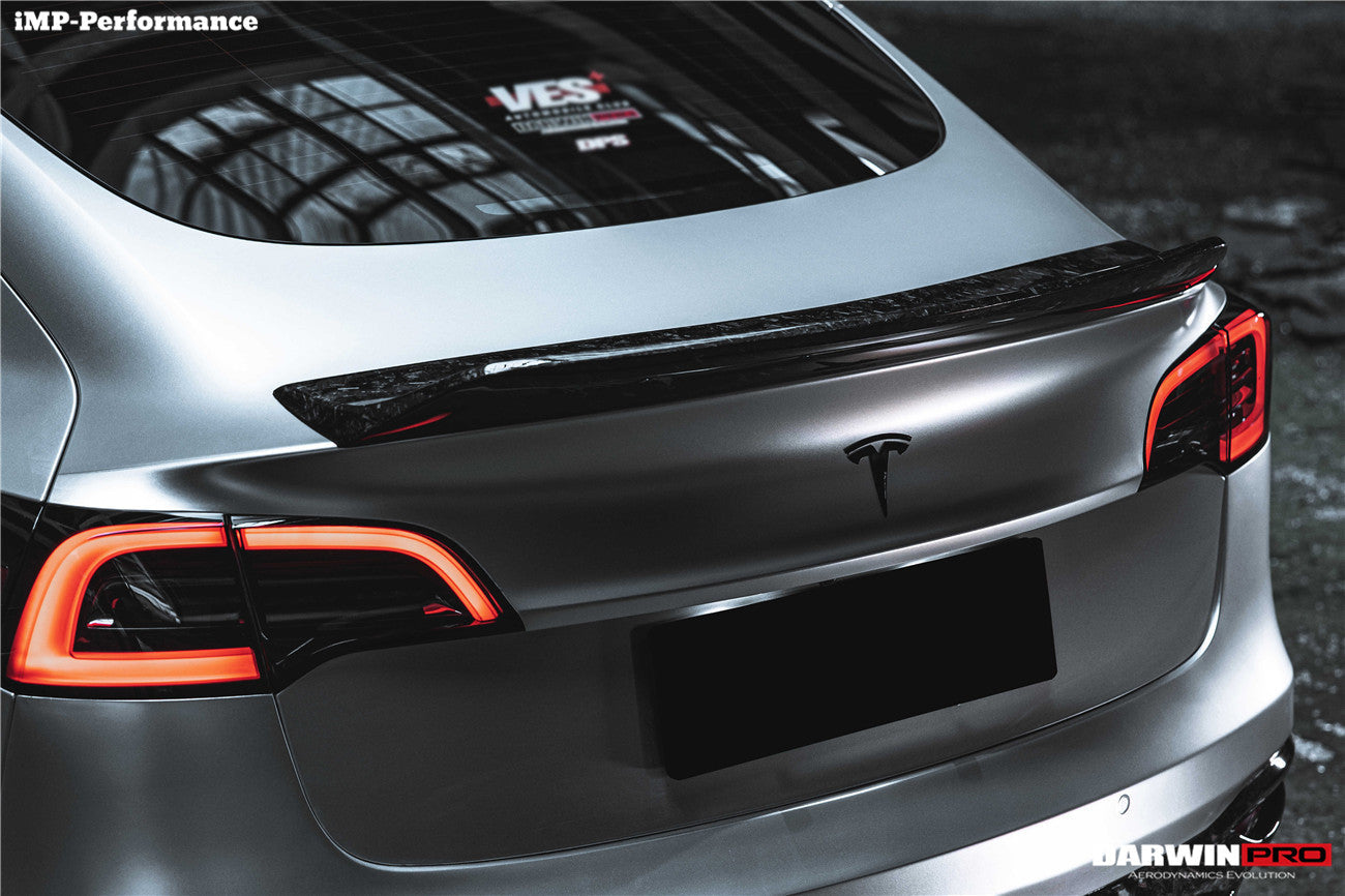 2017-2023 Tesla Model 3 IMP Performance Carbon Fiber Trunk Spoiler - DarwinPRO Aerodynamics