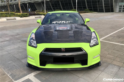 2012-2016 Nissan GTR R35 DBA NSM Style Part Carbon Fiber Front Lip - Carbonado