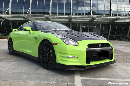 2012-2016 Nissan GTR R35 DBA NSM Style Part Carbon Fiber Front Lip - Carbonado