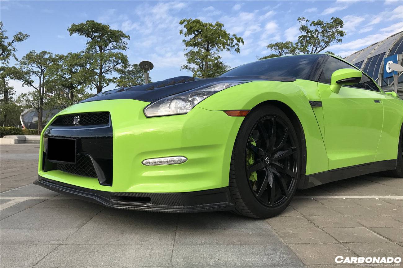 2012-2016 Nissan GTR R35 DBA NSM Style Part Carbon Fiber Front Lip - Carbonado Aero