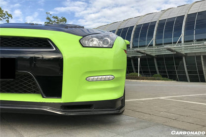 2012-2016 Nissan GTR R35 DBA NSM Style Part Carbon Fiber Front Lip - Carbonado Aero