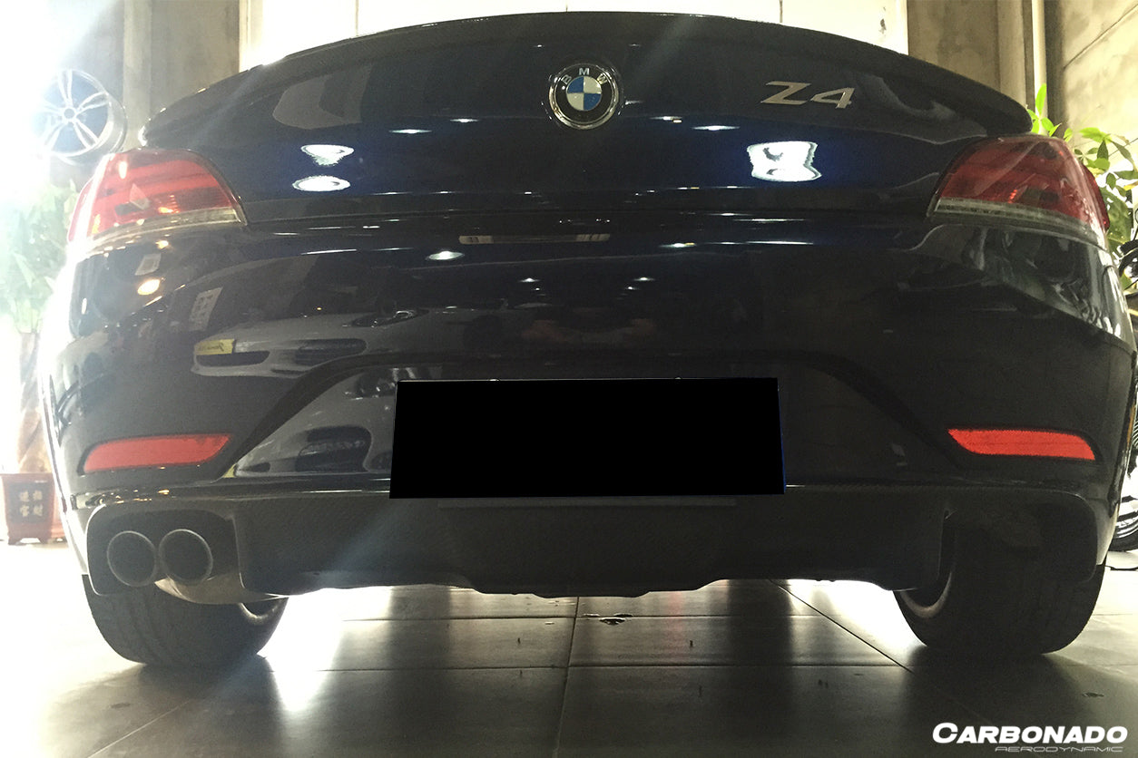 2009-2016 BMW Z4 E89 D3 Style Carbon Fiber Rear Lip - Carbonado Aero