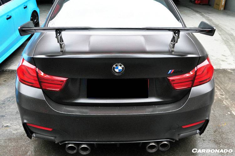 2014-2020 BMW M4 F82 GTS Style Carbon Fiber Trunk Spoiler - Carbonado Aero