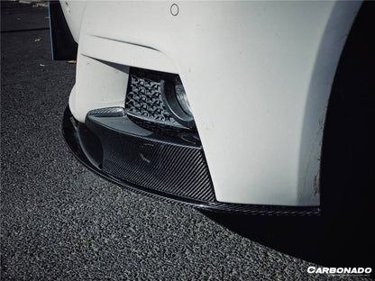 2013-2019 BMW 3 Series F30 F35 MP Style Carbon Fiber Front Lip (For M-Tech Only) - Carbonado Aero
