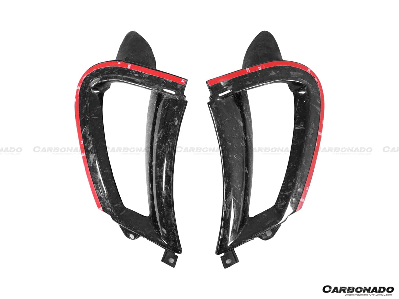 2017-2022 McLaren 720s Carbon Fiber Front Bumper Side Air Vents Replacement - Carbonado Aero