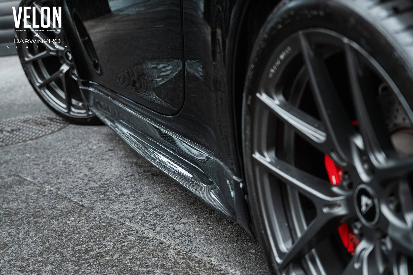 2012-2015 Porsche 911 991 Carrera/S VRS Style Carbon Fiber Side Skirts - Carbonado Aero