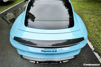 2019-2023 Porsche Taycan 4/4S/GTS/TURBO OD Style DRY Carbon Fiber Rear Diffuser - Carbonado Aero