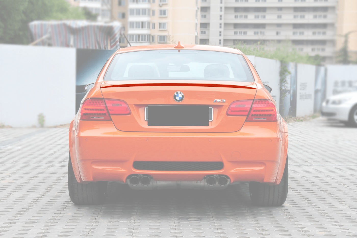 2008-2012 BMW E92 3 Series M3 Style Carbon Fiber Trunk Spoiler - Carbonado