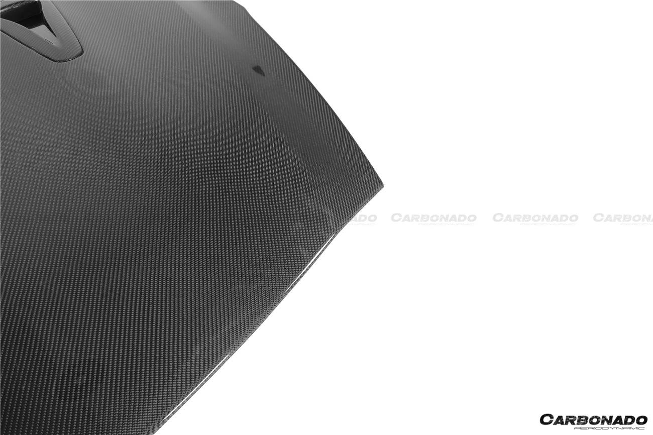 2008-2016 Nissan GTR R35 CBA/DBA OEM Style Carbon Fiber Hood - Carbonado Aero