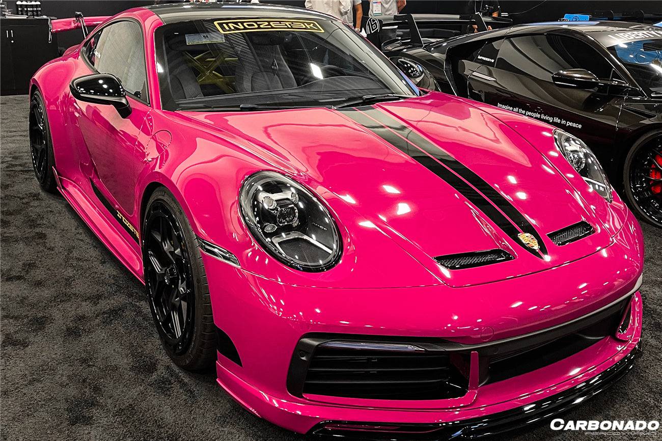2019-2023 Porsche 911 992 Carrera/S/4/4S/Targa/Cabriolet GT3 Style Hood - Carbonado Aero