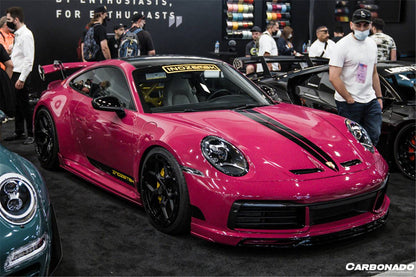 2019-2023 Porsche 911 992 Carrera/S/4/4S/Targa/Cabriolet GT3 Style Hood - Carbonado Aero