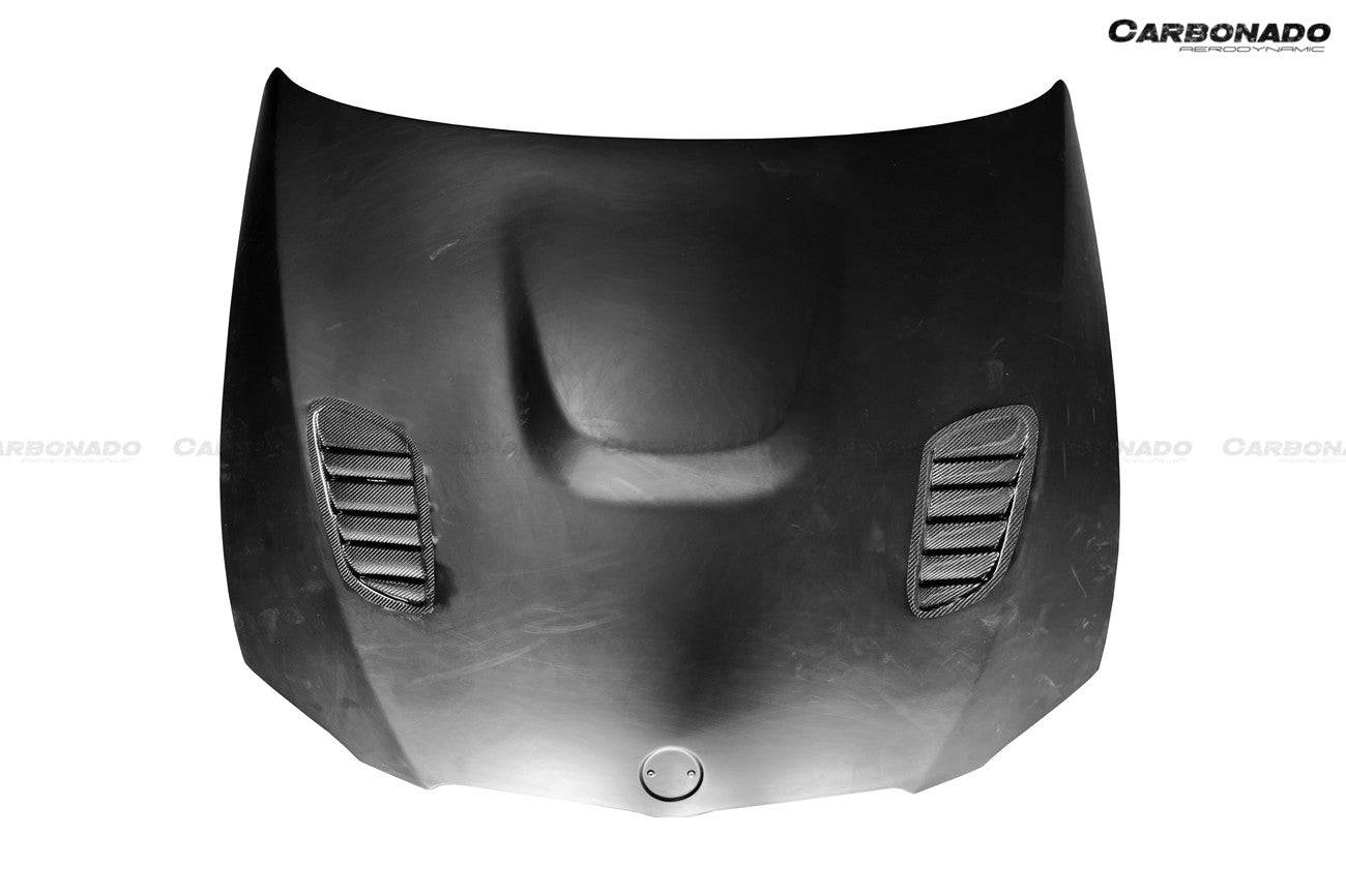 2011-2013 BMW 3 Series E93 LCI VRS Style Hood - Carbonado