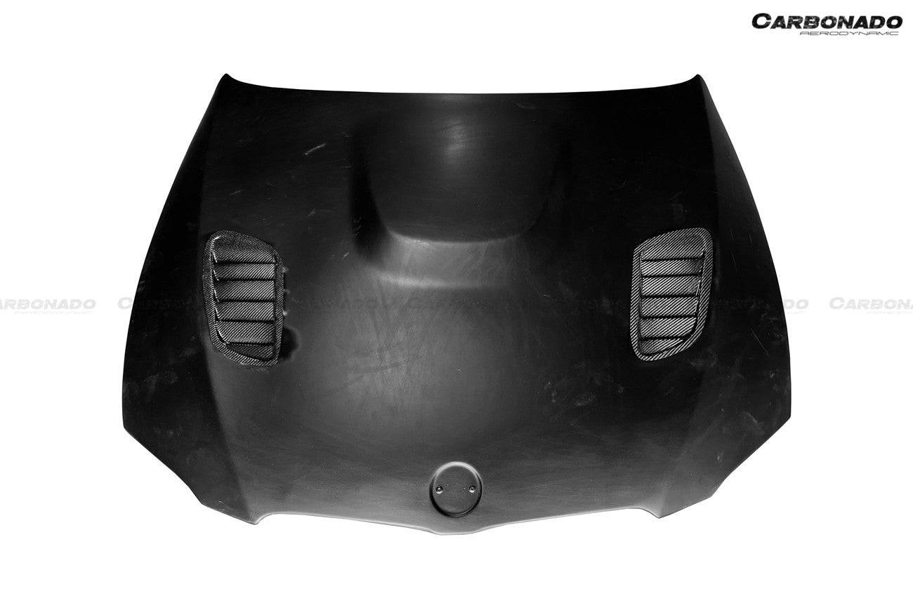 2011-2013 BMW 3 Series E93 LCI VRS Style Hood - Carbonado